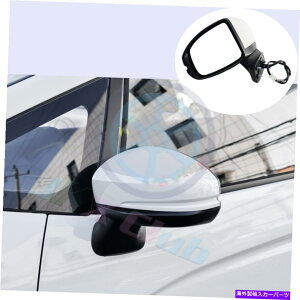 US~[ TChzCg3C[Ar[~[xz_WYtBbgGK5 2015-2018̃AZu LEFT Side White 3 Wire Rear View Mirror x Assy For Honda Jazz Fit GK5 2015-2018