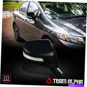 US�~���[ 2012-2013 Honda Civic Hybird [�E����ȑ�]�p���[+�V�O�i���~���[ Fits 2012-2013 Honda Civic Hybird [Right Passenger Side] Powered+Signal Mirror�y���s�A���i�z
