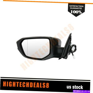 US�~���[ ���T�C�h�r���[�~���[�p���[2016-18�z���_�V�r�b�N�}�j���A���t�H�[���h�u���b�N�̂��߂�HO1320283 Left Side View Mirror Power HO1320283 For 2016-18 Honda Civic Manual Fold Black�y���s�A���i�z