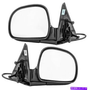 US�~���[ �V�����t�B�b�g1994-97�V�{���[S10 GM1320127 GM1321127 2 LH��RH�h�A�~���[�̃Z�b�g New Fits 1994-97 Chevrolet S10 GM1320127 GM1321127 Set Of 2 LH & RH Door Mirror