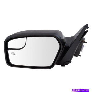 US~[ TRQ~[p[MX|b^[X[YubNhCo[TChLH 11-12Z TRQ Mirror Power Heated Spotter Smooth Black Driver Side LH for 11-12 Fusion