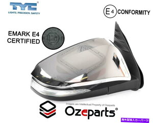 US�~���[ RH RHS�E��d���h�A�~���[Chrome LED TOYOTA HILUX 15?2WD4WD RH RHS Right Hand Electric Door Mirror Chrome LED For Toyota Hilux 15~On 2WD 4WD�y���s�A���i�z