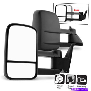 US~[ 88-98̃}jATCh~[yAChevy GMC C/KsbNAbv1500 2500 3500 Manual Towing Side Mirror Pair For 88-98 Chevy GMC C/K Pickup 1500 2500 3500