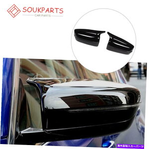 US~[ BMW 3V[YG20 G28 2019-2020ɃtBbgubNABSobN~[Jo[Lbv Black ABS Rearview Mirror Cover Cap Fit For BMW 3 Series G20 G28 2019-2020