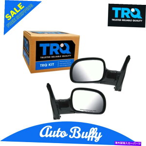 US~[ 01-07OhLo{CW[pTRQ}jATChr[~[ƃyAZbg TRQ Manual Side View Mirrors & Pair Set for 01-07 Grand Caravan Voyager