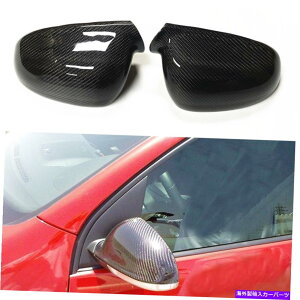US~[ 2xJ[{t@Co[J[obNr[TCh~[Jo[Jo[VWStp5 MK5 GTIǉI 2X Carbon Fiber Car Rearview Side Mirror Cover Cap For VW Golf 5 MK5 GTI Add On