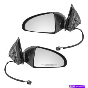 US~[ yAZbgp[TChr[́AV{[}u}bNXNVbÑKXnEWO~[ Pair Set Power Side View Mirrors Glass Housing for Chevy Malibu & Maxx & Classic
