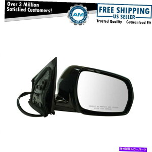 US�~���[ �G�N�X�e���A�p���[���M�������~���[�����炩��RH RF�T�C�h���YSUV Exterior Power Heated Memory Mirror Black Smooth RH RF Side for Nissan SUV�y���s�A���i�z