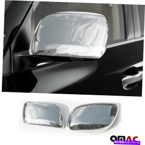 US~[ NTXLX 570 2008-2015XeXX`[NTCh~[Jo[Lbv2 PCS Fits Lexus LX 570 2008-2015 Stainless Steel Chrome Side Mirror Cover Cap 2 Pcs