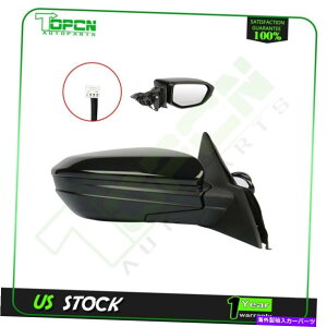 US~[ 2016-2018̃p[}jAtH[hRHTCh~[z_VrbNubN76208TBAA02ZA Power Manual Fold RH Side Mirror For 2016-2018 Honda Civic Black 76208TBAA02ZA