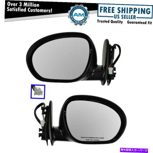 US~[ TChr[~[́AYL[up̃p[Mꂽ炩ȍqERH Side View Mirrors Power Heated Smooth Black Passenger Right RH for Nissan Cube