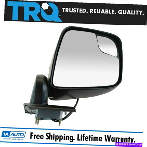 US~[ TRQ~[p[MꂽeNX`ubNRxbNXCT[ghCo[TChLH for NV200 TRQ Mirror Power Heated Textured Black Convex Insert Driver Side LH for NV200