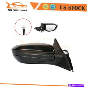 US�~���[ HO1321283�t�B�b�g2016-2018�z���_�V�r�b�N�p���[�@�\�u���b�N�E�T�C�h�~���[ HO1321283 Fits 2016-2018 Honda Civic Power Function Black Right Side Mirror�y���s�A���i�z
