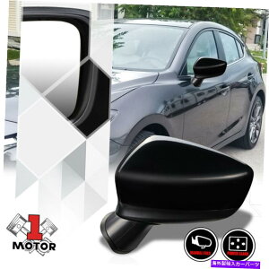 US~[ []hCo[TChp[hA~[OEX^C17-18}c_3̐܂肽݉\ [Left] Driver Side Power Adjust Door Mirror OE Style Foldable for 17-18 Mazda 3