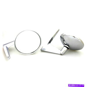 US~[ 1961-65_bWJX^CT[880NhA~[E2s[XV 1961-65 DODGE CUSTOM ROYAL LANCER 880 CHROME DOOR MIRROR LEFT RIGHT 2 PIECES NEW