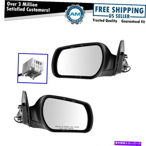 US�~���[ 03-08�}�c�_6�ɃZ�b�g���ꂽ�h���C�o�[�Ə�q�̃y�A���}�b�`����p���[�y�C���g���~���[ Mirrors Power Paint to Match Driver & Passenger Pair Set for 03-08 Mazda 6