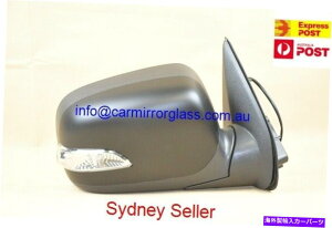 US~[ Isuzu D-Max 2006-2012E̐VhA~[iubNGNgbNAWCg NEW DOOR MIRROR FOR ISUZU D-MAX 2006-2012 RIGHT SIDE (BLACK ELECTRIC,W LIGHT