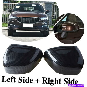 US~[  +ẼobN~[~[Jo[{{XC60 2018-2020̃g Left + Right Side Rearview Mirror Mirror Cover Trim For Volvo XC60 2018-2020