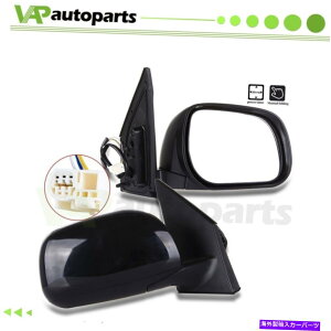 US~[ +Ẽp[TChr[~[2006-2008g^u4yÃ}jAtH[h Left+Right Power Side View Mirrors Manual Fold For 2006-2008 Toyota Rav4 Pair