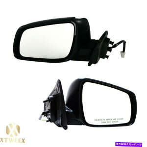 US�~���[ ��+�E���̃p���[08-14�̎O�H�����T�[�̐i���̂��߂̔���M�~���[ Left+Right Side Power Non Heated Mirror For 08-14 Mitsubishi Lancer Evolution�y���s�A���i�z