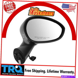 USミラー TRQミラー温度センサーパワー12-14フィアット500のためのブラックRHパッセンジャーサイド TRQ Mirror Temp Sensor Power Heated Black RH Passenger Side for 12-14 Fiat 500