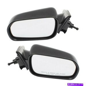 US�~���[ 98-02�z���_�A�R�[�h�Z�_��HO1320121 HO1321121�̃y�A�}�j���A�������[�g�T�C�h�~���[ Pair Manual Remote Side Mirrors for 98-02 Honda Accord Sedan HO1320121 HO1321121�y���s�A���i�z