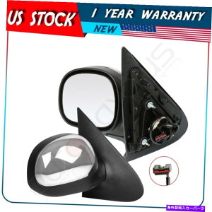 US~[ iL+Rj1998N2002NFO1321161~[ (L+R) Mirrors FO1321161 For 1998-2002 Ford Expedition Power Manually Fold Chrome