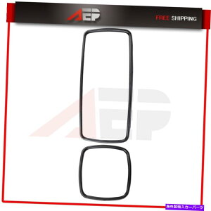 US�~���[ �g���b�N�~���[2003-16 Freightliner Columbia M2�̃g���b�N�~���[���C��+�L�p�� Truck Mirror Heated Main+Wide Angle Mirror For 2003-16 Freightliner Columbia M2