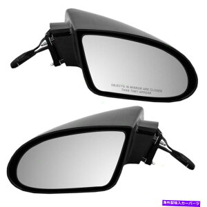 US~[ yAZbgp[TChr[~[1993-2002V{[J}̃KXnEWO Pair Set Power Side View Mirrors Glass & Housing for 1993-2002 Chevrolet Camaro