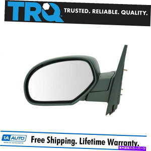 US~[ TRQ}jAr[~[eNX`hCo[́AV{[GMCsbNAbvgbN̂߂LH TRQ Manual Side View Mirror Textured Driver Left LH for Chevy GMC Pickup Truck