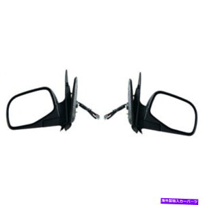 US~[ }c_B4000 1996-2005hA~[RHLHyAp[MubN For Mazda B4000 1996-2005 Door Mirror RH and LH Pair Power Non-Heated Black