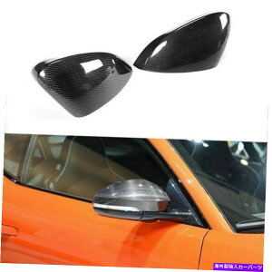 US~[ J[{t@Co[J[TChr[~[LbvXeBbNJo[WK[F^Cv13-16̃Jo[p[c Carbon Fiber Car Side View Mirror Caps Stick Cover Parts For Jaguar F-Type 13-16