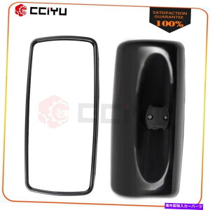 US�~���[ CCIYU�~���[�y�A2PCS 2003-16 FREIGHTLINER COLUMBIA M2�̉��M�u���b�N���C�� CCIYU Mirror Pair 2PCS Heated Black Main For 2003-16 Freightliner Columbia M2�y���s�A���i�z