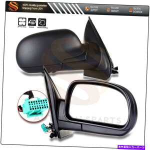 US~[ Envoy Bravada Trailblazer Rainer Power Manual Fold Heated Black̂߂̃hA~[ Door Mirrors For Envoy Bravada Trailblazer Rainer Power Manual Fold Heated Black