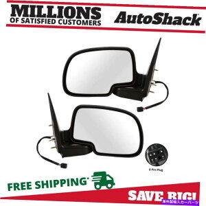 US~[ TChr[́AV{[^zGMC Yukon V8̃yAɍ킹ăp[Mh~[ Side View Mirrors Power Heated Paint to Match Pair for Chevy Tahoe GMC Yukon V8