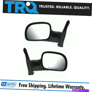 US~[ 01-07OhLo{CW[pTRQ}jATChr[~[ƃyAZbg TRQ Manual Side View Mirrors & Pair Set for 01-07 Grand Caravan Voyager