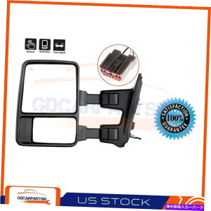 US~[ 2003-07 Ford F250 350-550TCh~[}jAtH[hieXR[vj^[VOi For 2003-07 Ford F250 350-550 Side Mirror Manual Fold(Telescoping) Turn Signal