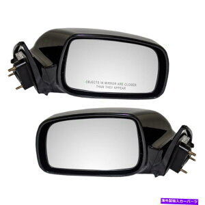US~[ g^\04-08TChr[p[X[X~[̃ZbgKXtKX Fits Toyota Solara 04-08 Set of Side View Power Smooth Mirrors Glass w/ Housing