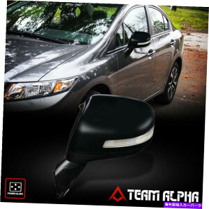 US�~���[ 2012-2013 Honda Civic [���h���C�o�[��] OE�X�^�C���p���[����+�M���~���[ Fits 2012-2013 Honda Civic [Left Driver Side]OE Style Power Adjust+Signal Mirror�y���s�A���i�z