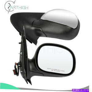 US~[ 1998N2002ÑtH[h~[p[}jAtH[hNF85Z17682GAAyA For 1998-2002 Ford Expedition Mirrors Power Manual Fold Chrome F85Z17682GAA Pair
