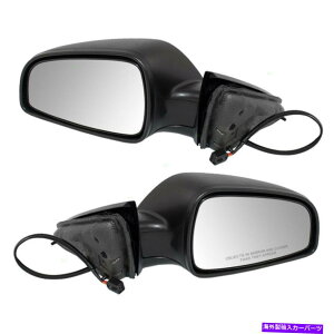 US~[ 08-12̃eNX`ꂽyAp[TCh~[V{[}u07-10yI[ Pair Power Side Mirrors Textured for 08-12 Chevrolet Malibu 07-10 Saturn Aura