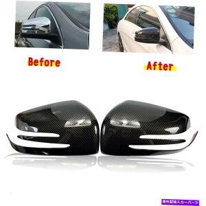 US~[ J[{t@Co[EH[^[fBbvTCh~[Jo[Lbv16-19 W166 GLENXɓK܂ Carbon Fiber Water Dipping Side Mirror Cover Cap Fits 16-19 W166 GLE-Class