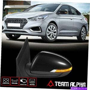 US�~���[ �t�B�b�g2018-2022�q�����_�C�A�N�Z���g[���h���C�o�[��] OE�X�^�C���p���[+�q�[�g+�V�O�i���~���[ Fits 2018-2022 Hyundai Accent[Left Driver Side]OE Style Power+Heat+Signal Mirror�y���s�A���i�z