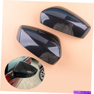 US�~���[ �y�A�h�A�T�C�h�E�B���O�o�b�N�~���[�J�o�[�J�o�[�L���b�v�}�c�_6�A�e���U2019-2020�ɓK���Ă��܂� Pair Door Side Wing Rearview Mirror Cover Cap fit for Mazda 6 Atenza 2019-2020