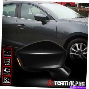 US~[ tBbg2014-2015}c_3 [p[+q[g+M]E}jAtH[hOEX^C~[ Fits 2014-2015 Mazda 3[POWER+HEAT+SIGNAL]Right Side Manual Fold OE Style Mirror