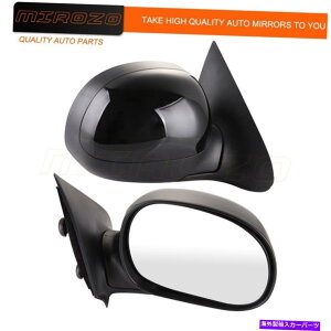 US~[ 1997N2004ÑtH[hF150 LH+RHTCh̃~]ubNnEWO}jAtH[h~[ MIROZO Black Housing Manual Fold Mirrors For 1997-2004 Ford F150 LH+RH Side
