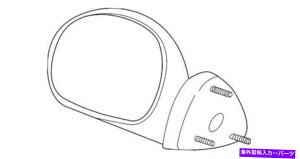 US�~���[ OEM New Ford 1998-2002 Expedition XLT�h���C�o�[�T�C�h���A�r���[�~���[F85Z17683GAB OEM NEW Ford 1998-2002 Expedition XLT Driver Side Rear View Mirror F85Z17683Gab�y���s�A���i�z