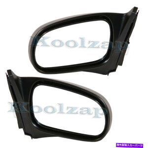 US~[ 96-00̃VrbNi4hAZ_jAr[hA~[p[܂肽݃yAZbg For 96-00 Civic (4-Door Sedan) Rear View Door Mirror Power Non-Folding PAIR SET