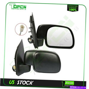 US~[ 1999N2000Ñp[LH+RHTCh~[tH[hFV[YX[p[f[eBF81Z17682BAB Power LH+RH Side Mirrors For 1999-2000 Ford F-Series Super Duty F81Z17682BAB