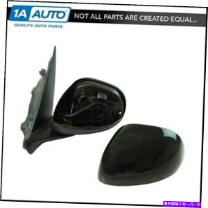 US�~���[ �G�N�X�e���A�p���[�~���[���M���ꂽ�������炩��LH�h���C�o�[�T�C�h�t�B�A�b�g500L�V���� Exterior Power Mirror Heated Black Smooth LH Driver Side for Fiat 500L New